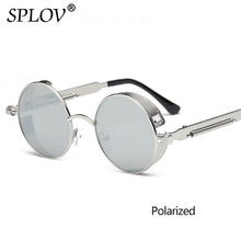 Vintage Round Polarized Retro Small Metal Circle Sunglasses