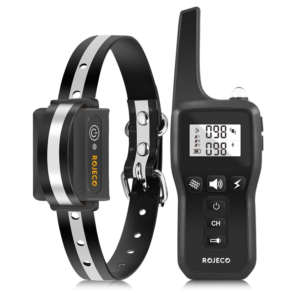 1000m Remote Control Waterproof Rechargeable Electric Dog Training Collar