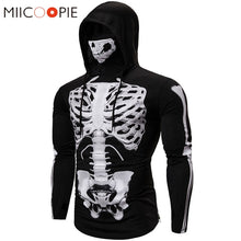 Skull Mask 3D Print Skeleton Hoodie