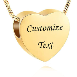 Classic Heart Urn Necklace