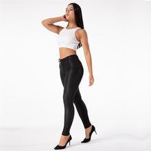 Faux Leather Fleece Lined Pants