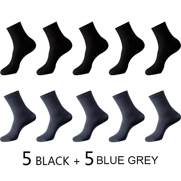 10 Pairs Bamboo Fiber Compression Socks