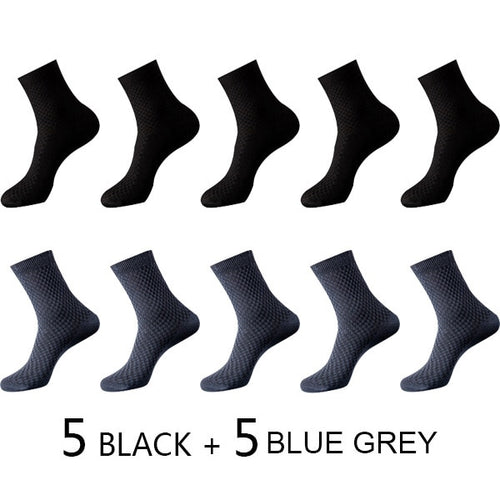 10 Pairs Bamboo Fiber Compression Socks