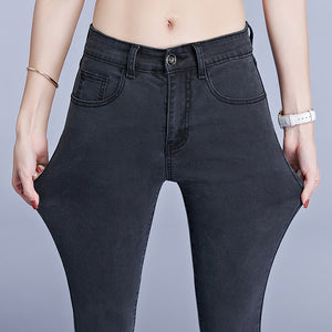 High Waist Skinny Hip Stretch Pants