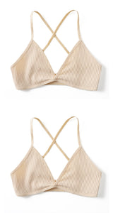 2 PCS Comfort Cotton French Style Bra