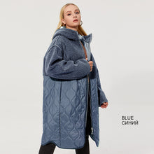 Faux Fur Hooded Oversize Coat