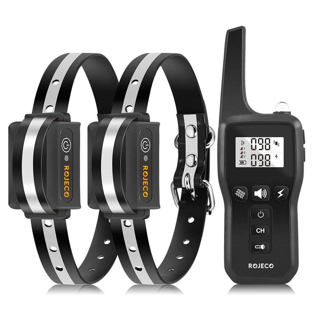 1000m Remote Control Waterproof Rechargeable Electric Dog Training Collar