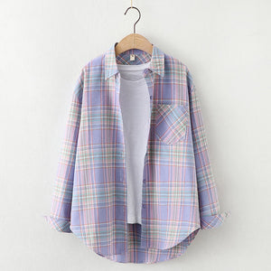 Plaid Long Sleeve Flannel Shirts