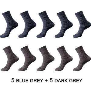 10 Pairs Bamboo Fiber Compression Socks