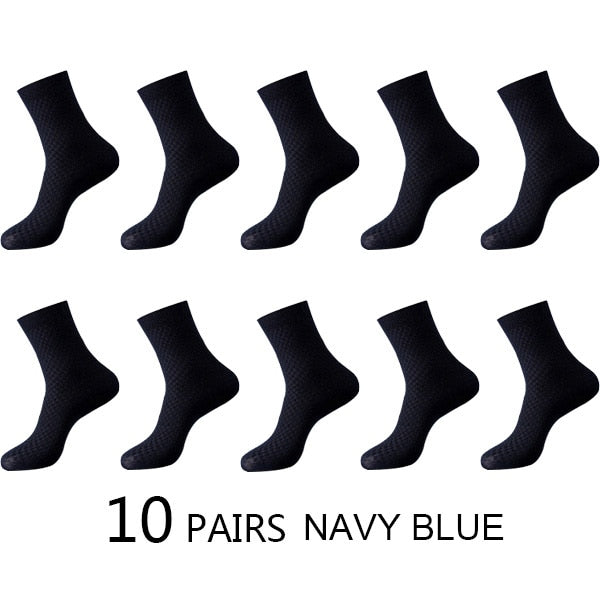 10 Pairs Bamboo Fiber Compression Socks