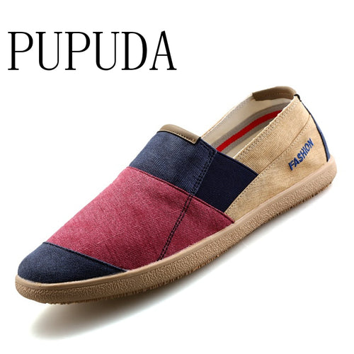 Breathable Wide Slip On Canvas Shoes