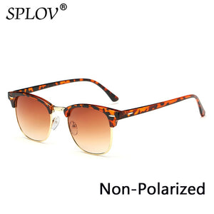 Semi Rimless Polarized Sunglasses