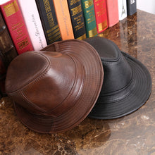 100% Genuine Leather Jazz Hat