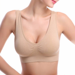 Padded Wireless Seamless Bra