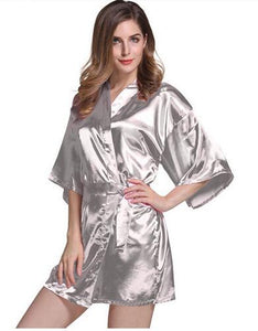 Satin Short Night Robe