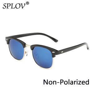 Semi Rimless Polarized Sunglasses