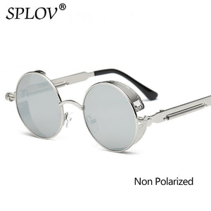 Vintage Round Polarized Retro Small Metal Circle Sunglasses