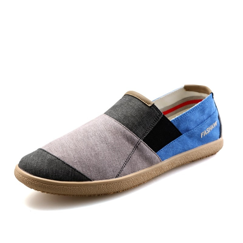 Breathable Wide Slip On Canvas Shoes