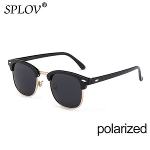 Semi Rimless Polarized Sunglasses