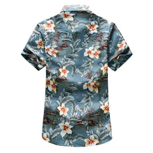 Personality Floral Print Casual Short-sleeve Shirt