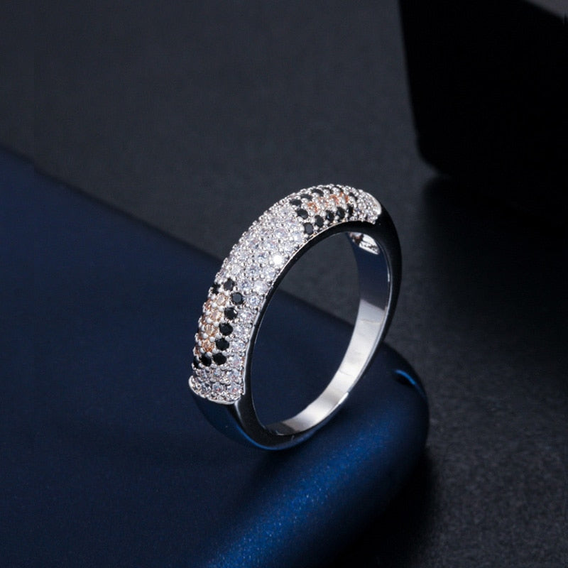 Cubic Zirconia Snake Ring