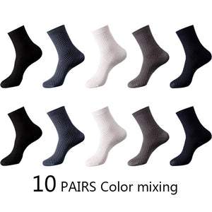 10 Pairs Bamboo Fiber Compression Socks