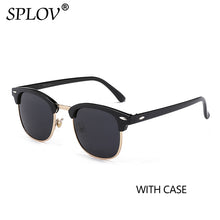 Semi Rimless Polarized Sunglasses