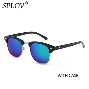 Semi Rimless Polarized Sunglasses