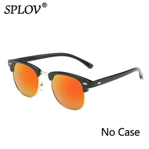 Semi Rimless Polarized Sunglasses