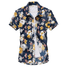 Short Sleeve Fast Drying Floral Beach Shirt