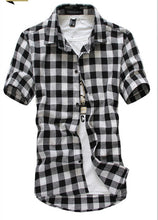 Plaid Short-sleeve Shirt