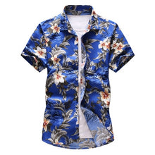 Personality Floral Print Casual Short-sleeve Shirt