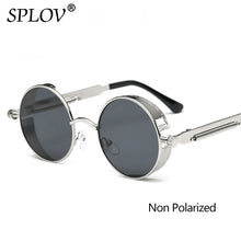 Vintage Round Polarized Retro Small Metal Circle Sunglasses