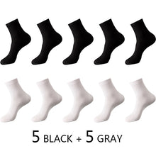 10 Pairs Bamboo Fiber Compression Socks