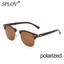 Semi Rimless Polarized Sunglasses