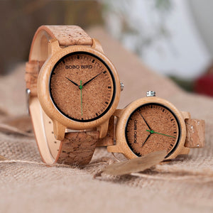 BOBO BIRD M12 Bamboo Wood Quartz Watch