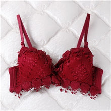 Padded Heart Decorated Bra