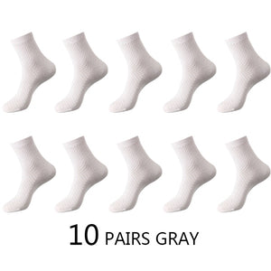 10 Pairs Bamboo Fiber Compression Socks