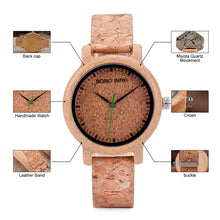 BOBO BIRD M12 Bamboo Wood Quartz Watch