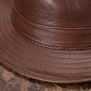 100% Genuine Leather Jazz Hat