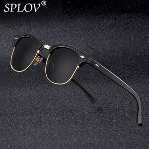 Semi Rimless Polarized Sunglasses