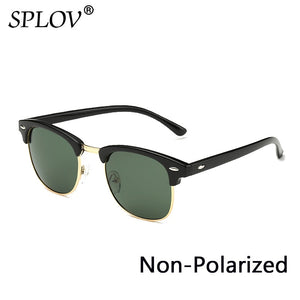 Semi Rimless Polarized Sunglasses