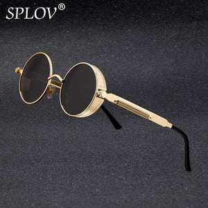 Vintage Round Polarized Retro Small Metal Circle Sunglasses