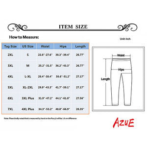 AZUE Elastic Waist Bamboo Fiber High Stretch Leggings