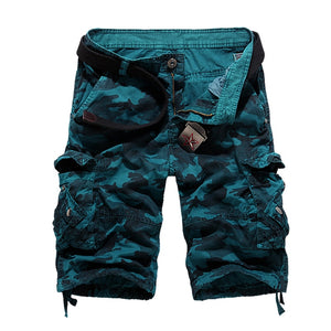 Camouflage Loose Cargo Shorts