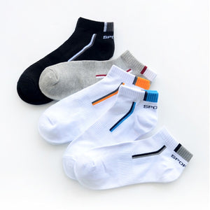 Short Casual Cotton Sweat Absorbing Sports Socks