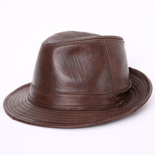 100% Genuine Leather Jazz Hat