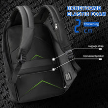 Hidden Anti theft Zipper Water Repellent USB Charger Backpack