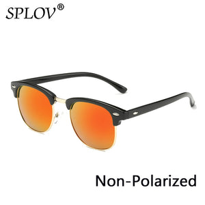 Semi Rimless Polarized Sunglasses