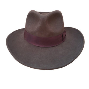 Brown Crushable Cowboy  Fedora Hat